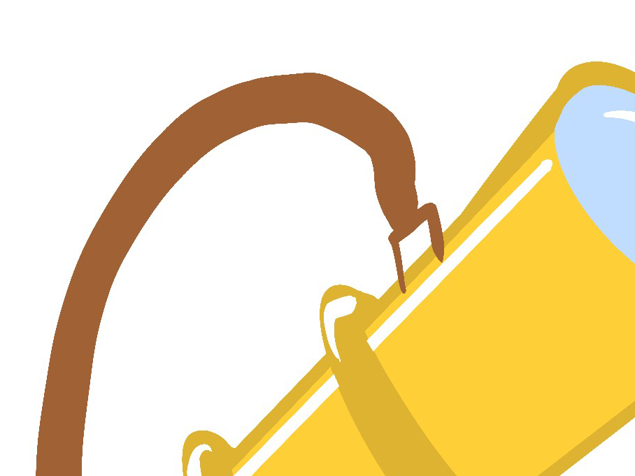 Trageriemen eines Fernrohrs