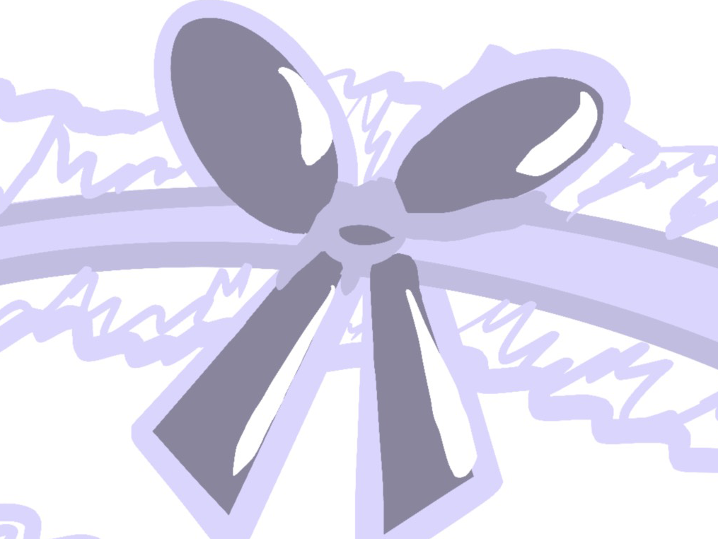 Schleifendetail des Strumpfhalters