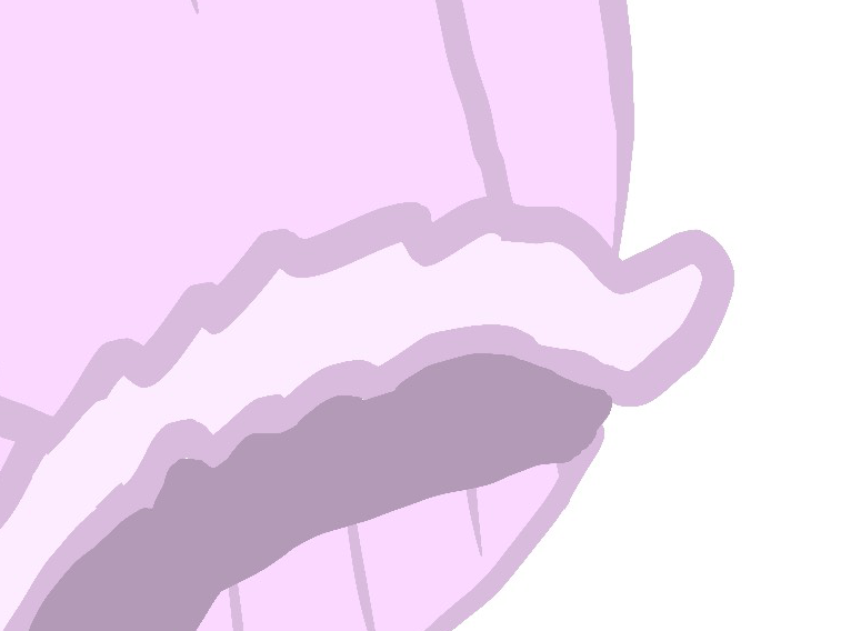 Rosa Unterhose Rüschendetail